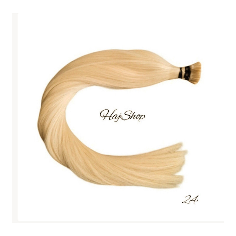 PRÉMIUM I-TIP KERATINOS 100% EMBERI PÓTHAJ MIKRÓGYÜRÜZÉSHEZ VILÁGOSSZŐKE 70CM PRÉMIUM I-TIP KERATINOS 100% EMBERI PÓTHAJ MIKRÓGYÜRÜZÉSHEZ VILÁGOSSZŐKE 70CM