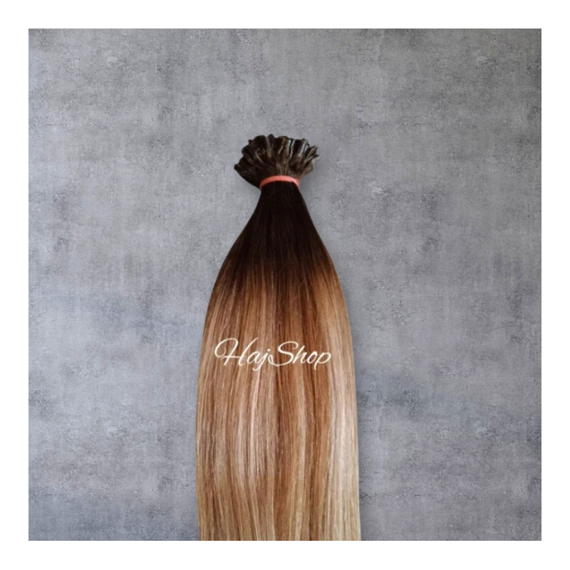 Keratinos U-TIP póthaj hőillesztéshez, BALAYA OMBRE  60cm Keratinos U-TIP póthaj hőillesztéshez, BALAYA OMBRE  60cm