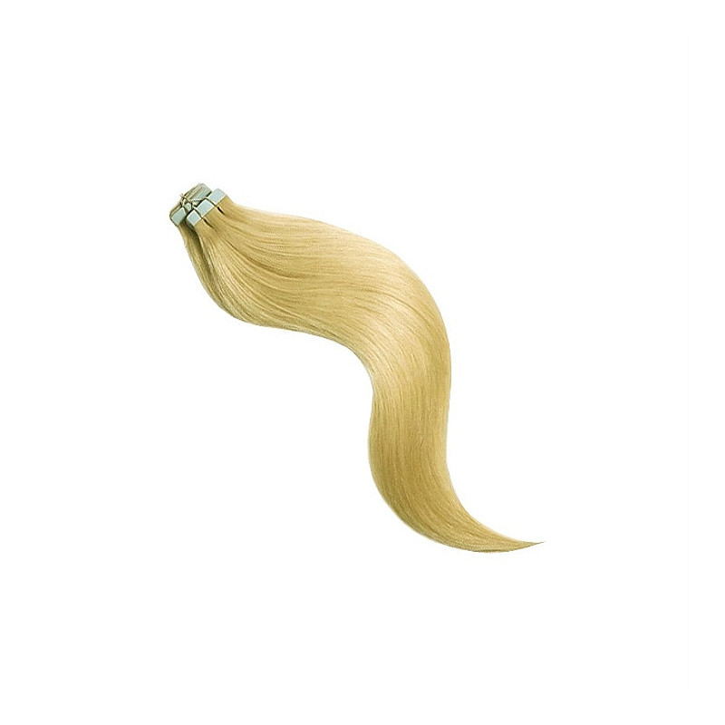 TAPE IN Ragasztócsíkos  emberi póthaj, aranyszőke 55cm