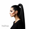 Póthaj copf - lófarok  emberi póthaj, fekete 50cm