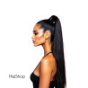 Póthaj copf - lófarok  emberi póthaj, fekete 50cm