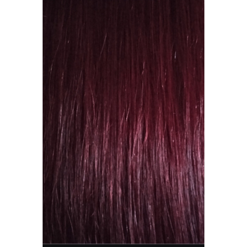 Tresszelt emberi póthaj, vörös 57cm, 97gr