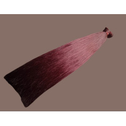 Tresszelt emberi póthaj, vörös 57cm, 97gr