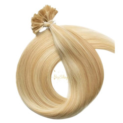 Keratinos emberi póthaj U-TIP  hőillesztéshez, BALAYAGE  SZÍN  60cm