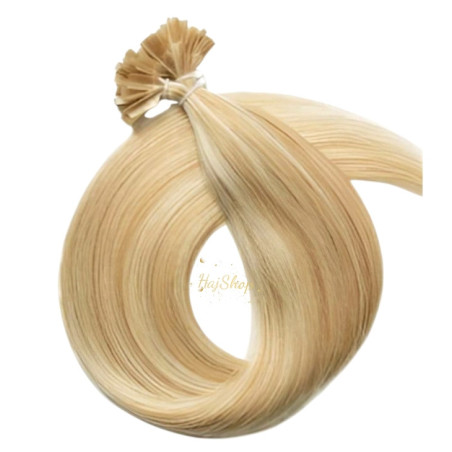 Keratinos emberi póthaj U-TIP  hőillesztéshez, BALAYAGE  SZÍN  60cm