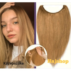 Damilos Flip in emberi póthaj, sötétszőke 60cm