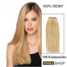 Tresszelt 100% emberi póthaj, középszőke 60cm