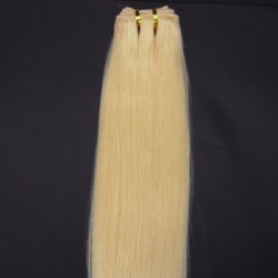 Tresszelt 100% emberi póthaj, világosszőke 60cm