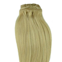 TAPE IN Ragasztócsíkos 100% emberi póthaj, világosszőke 50cm