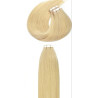 TAPE IN Ragasztócsíkos emberi póthaj, világosszőke 55cm
